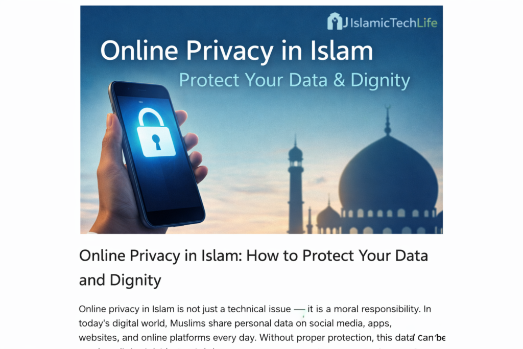 online privacy in Islam protect data and dignity