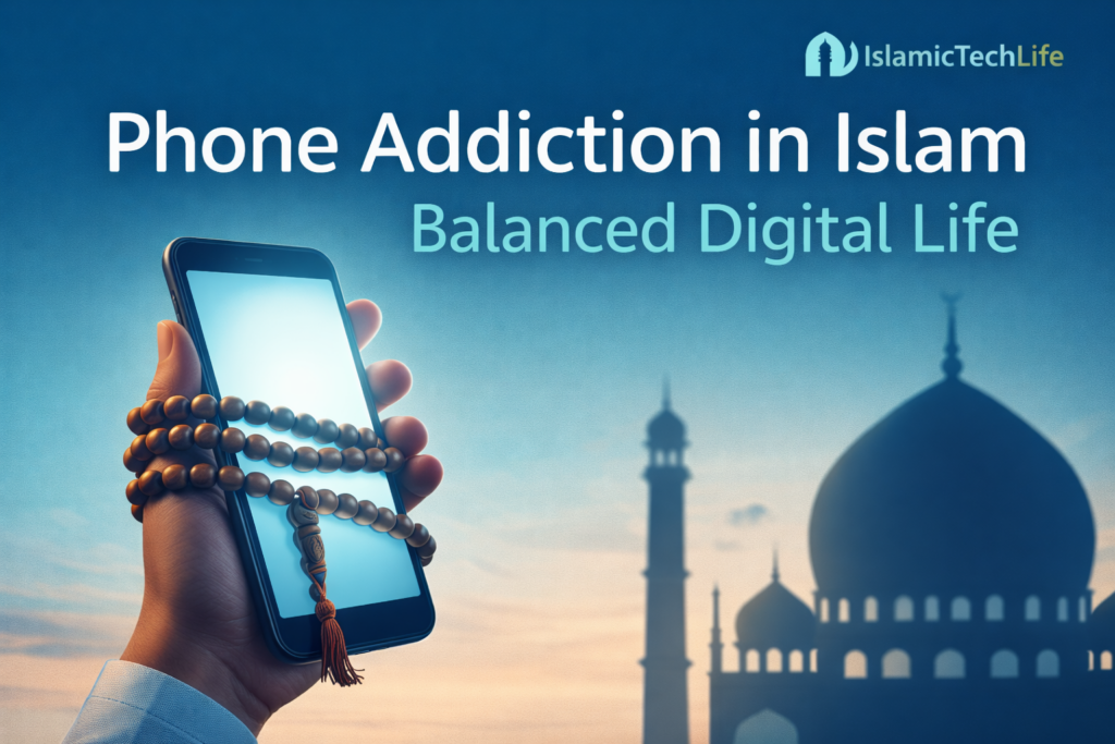 phone addiction in Islam balanced digital life