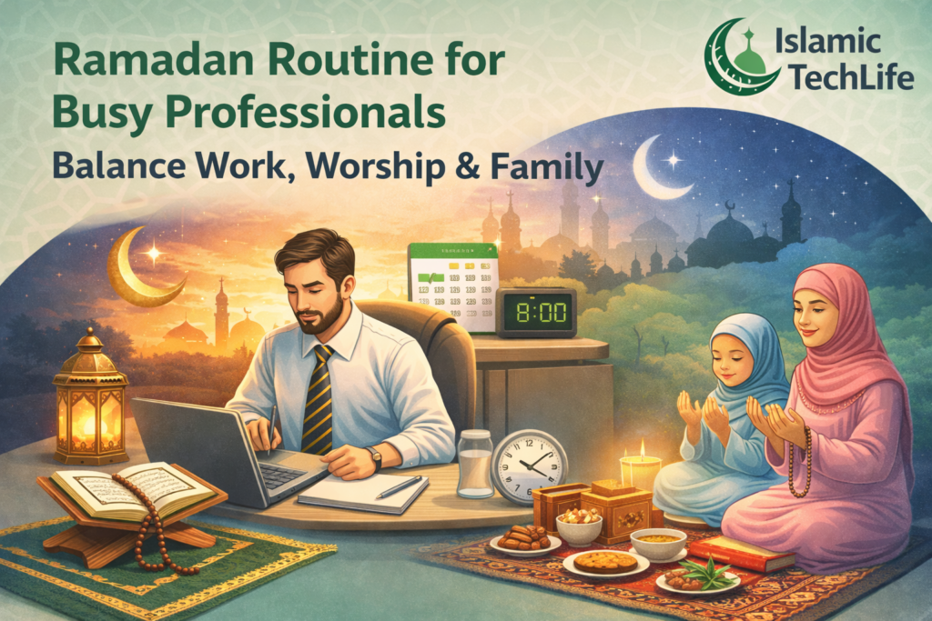Ramadan routine for busy professionals